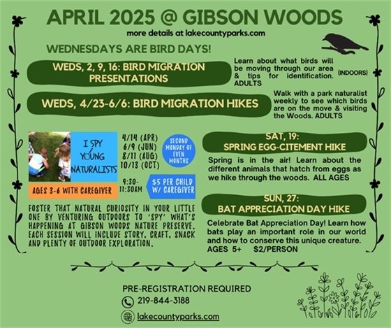april 2025 at gibson woods