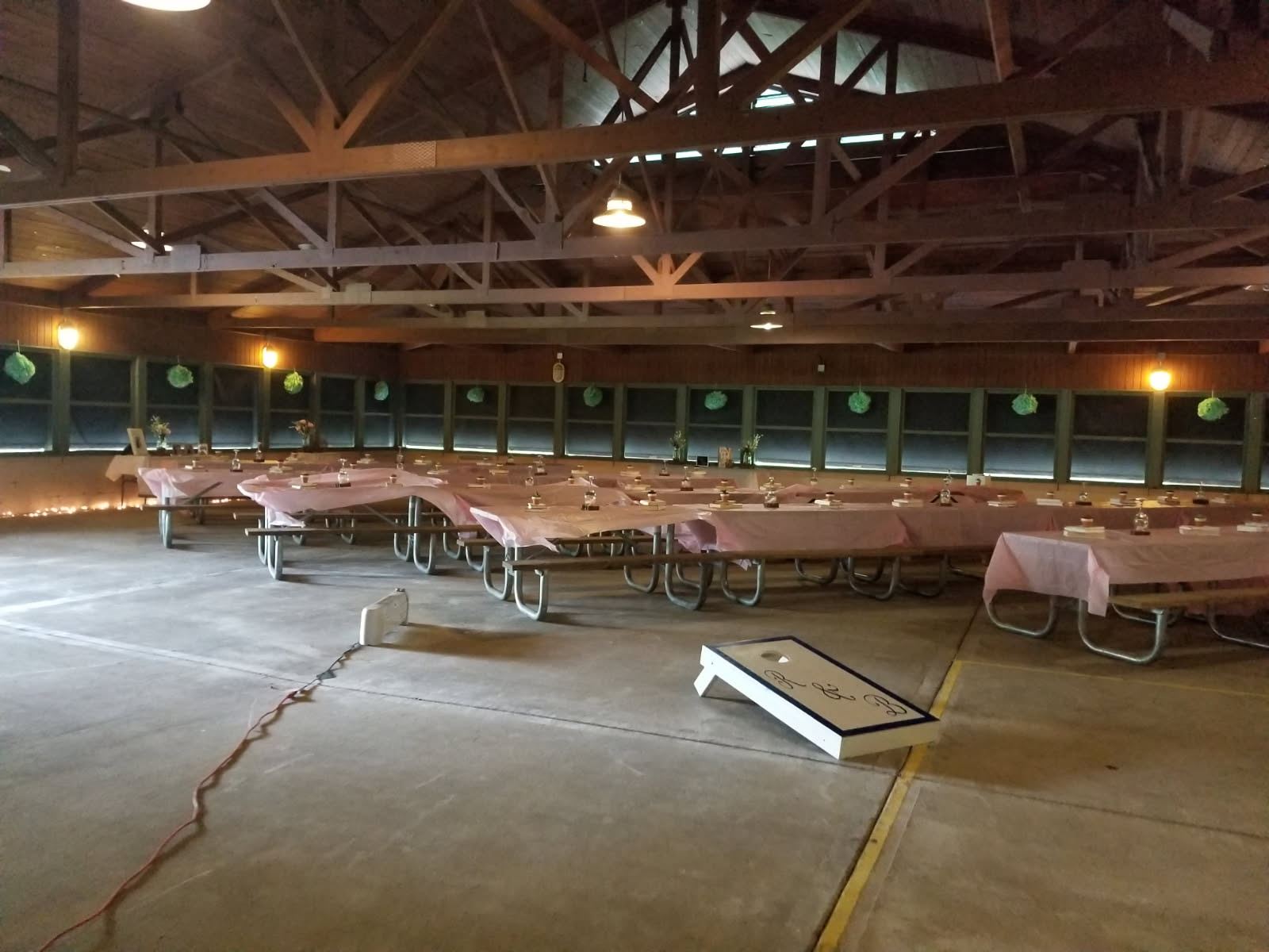 LE Decorated pavilion with tables